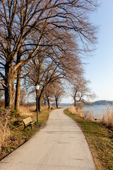 Panorama of lake Tegernsee, Bavaria, Germany