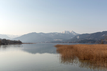 Panorama of lake Tegernsee, Bavaria, Germany