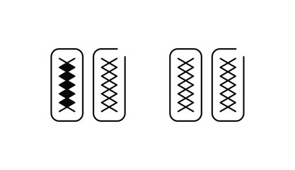Stitches icon design with white background stock illustration