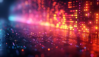 Abstract Geometric Patterns in Vibrant Colors