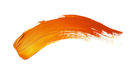 paint brush stroke isolated on transparent background, brush stroke cut out