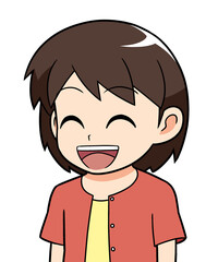 Obraz premium 子供 女の子 笑顔