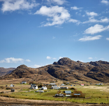 Looking east towards Sanna from high ground above Sanna, Ardnamurchan Peninsula, Scotland