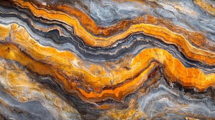 Obraz premium In topographic style, a background of abstract three-dimensional, convex texture in oranges and beiges.