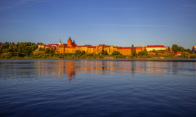 Obraz premium Aerial view of old town Grudziadz. Poland