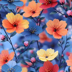 pattern with flowers