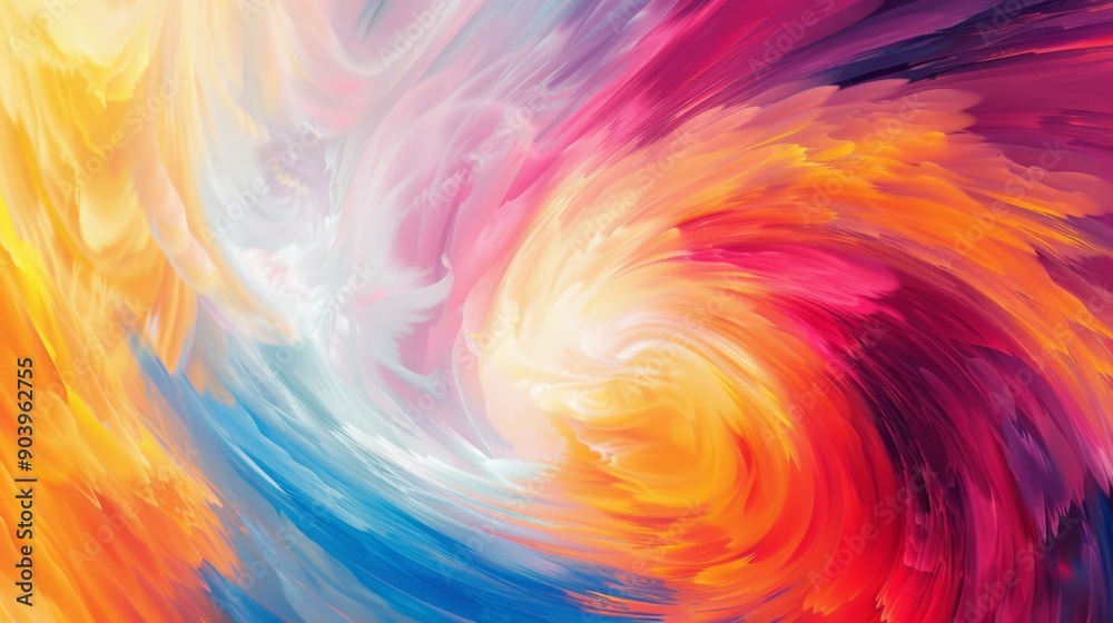 Fototapete abstract background with swirling, vibrant colors creating a dynamic flow.