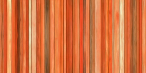 Obraz premium Warm rustic wooden texture background featuring natural brown and orange timber planks in a seamless pattern 