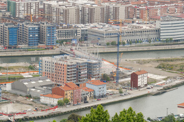 Panoramic view of the city of Bilbao