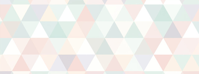 Soft Pastel Triangles Pattern With Light And Muted Colors Geometric Design