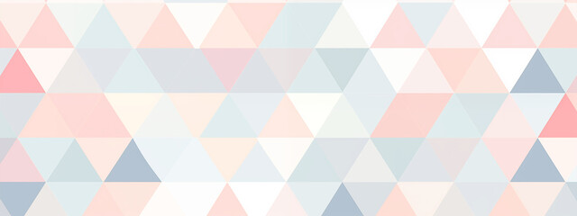 Abstract Geometric Pattern With Soft Pastel Colors And Shapes Triangles And Circles Design
