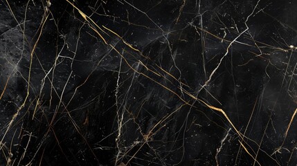 Abstract black and gold marble texture background