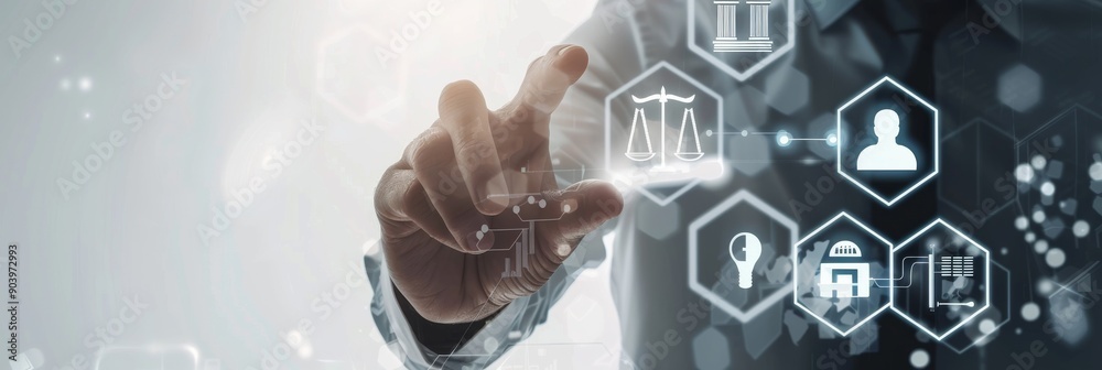 Poster legal technology innovations specifically designed for the efficient use by lawyers and judges in th