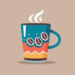 cup of coffee with chocolate coffee