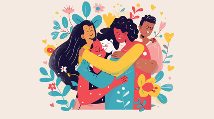 World Population Day Doodle Poster: International Celebration Illustration