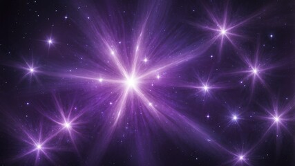 Fototapeta premium purple star clusters abstract background design backdrop copy space