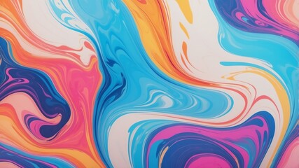 Fototapeta premium rainbow liquid marble abstract background design backdrop copy space