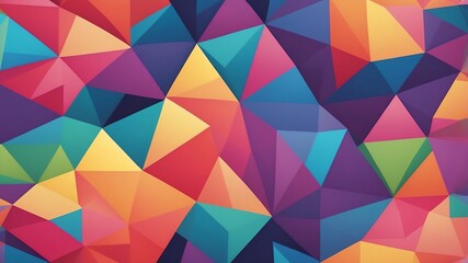 rainbow geometric pattern abstract background design backdrop copy space