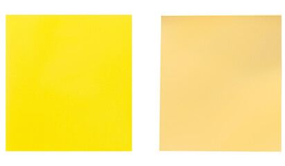 Set of yellow sticky notes.