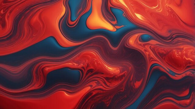 red oil slick abstract background design backdrop copy space