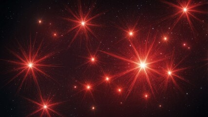 Fototapeta premium red star clusters abstract background design backdrop copy space