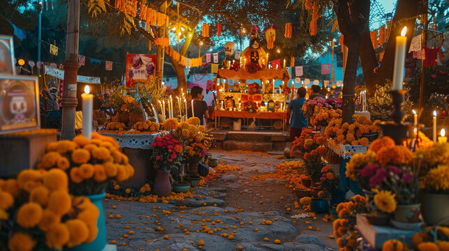A fun and spooky D&iacute;a de los Muertos celebration,