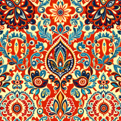 pattern with flowers, seamless floral pattern