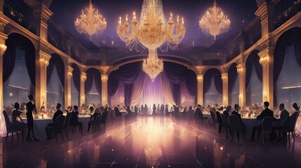 Obraz premium elegant soire background art design backdrop copy space