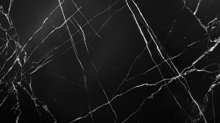 Abstract black marble texture with white veins.  Perfect for background or overlay.