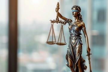 Lady Justice represents the ideals of fairness and equity within our legal system, serving as a powerful symbol of the principles of justice and law that maintain and govern an organized society
