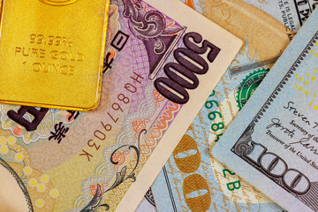 During periods inflation, devaluation of Japanese yen currency, it is necessary to invest in gold...