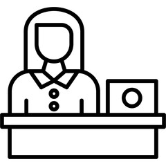 Legal Secretary Icon