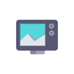 Action Camera minimalist vector illustration ,simple transparent graphic element .Isolated on white background