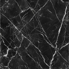 Seamless and polished black marble texture with subtle light veins