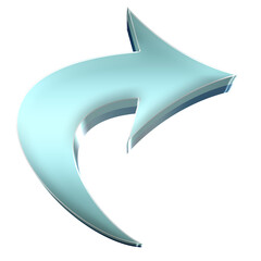 Blue Share arrow icon symbol