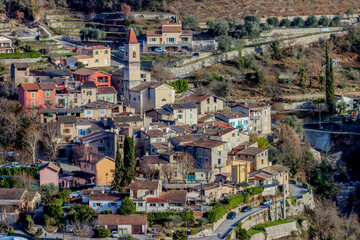 Naklejka premium Village de Roussillon