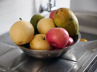 Fresh delicious and nutricious exotic tropical fruits