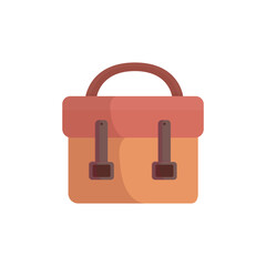 Work bag minimalist vector illustration ,simple transparent graphic element .Isolated on white background