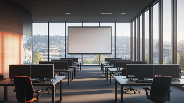 Chic Modern Business Office in Zurich with Paradeplatz Views