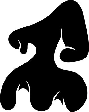 recommend clip art: Irregular flat shape abstract fluid, liquid organic flat form.