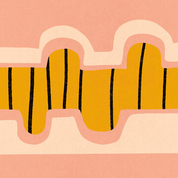 Modern abstract art with patterns