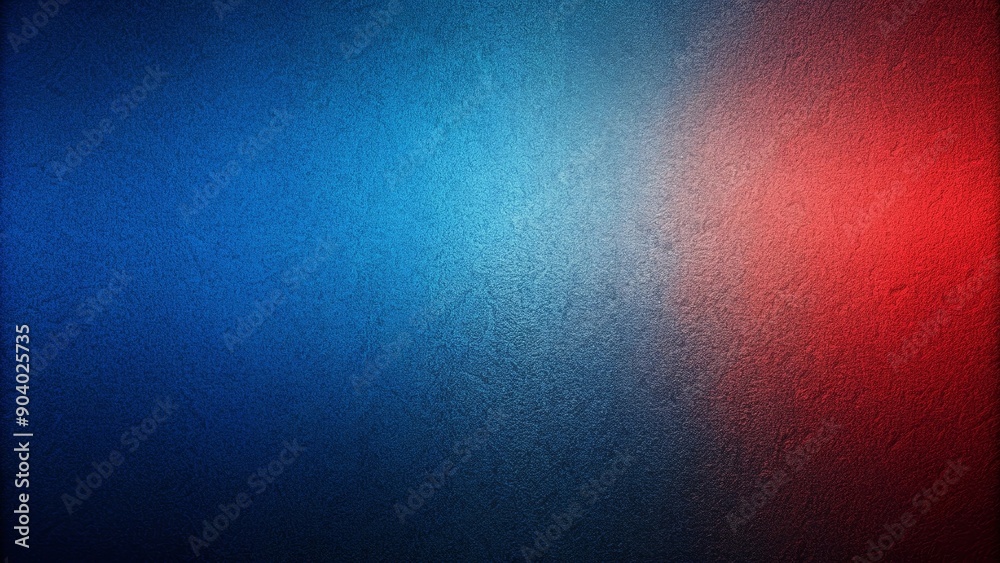 Poster this image features a smooth gradient from blue to red, creating a visually appealing abstract backg