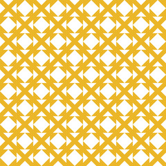 Retro geometric pattern background, vector abstract circle, triangle and square lines art. Yellow color, trendy bauhaus pattern backgrounds set