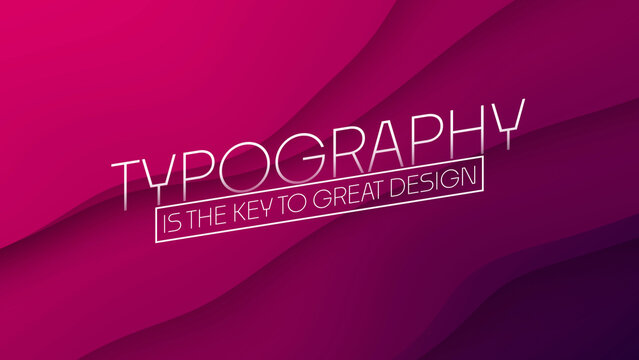 Motion Typography in Abstract Style