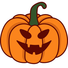 Halloween Pumpkin Illustration