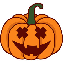 Halloween Pumpkin Illustration
