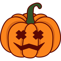 Halloween Pumpkin Illustration