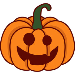 Halloween Pumpkin Illustration