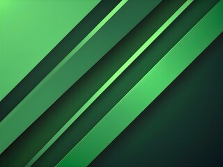 Obraz premium Geometric Green Background with Diagonal Stripes and Gradients