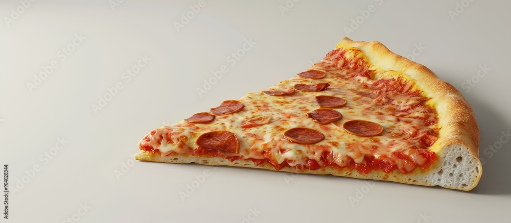 Poster Piece of pizza with copy space image included